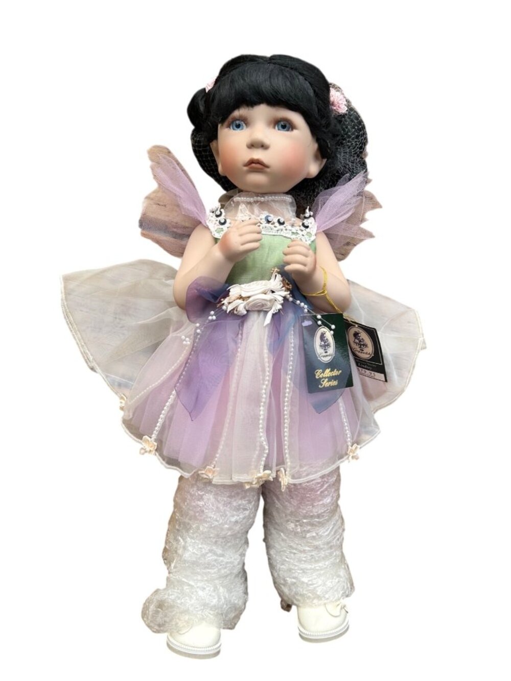 Geppeddo Lindsey Collector Series Porcelain Fairy Doll 18" Limited Edition New
